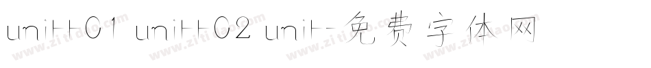 uniFF01 uniFF02 uniF字体转换